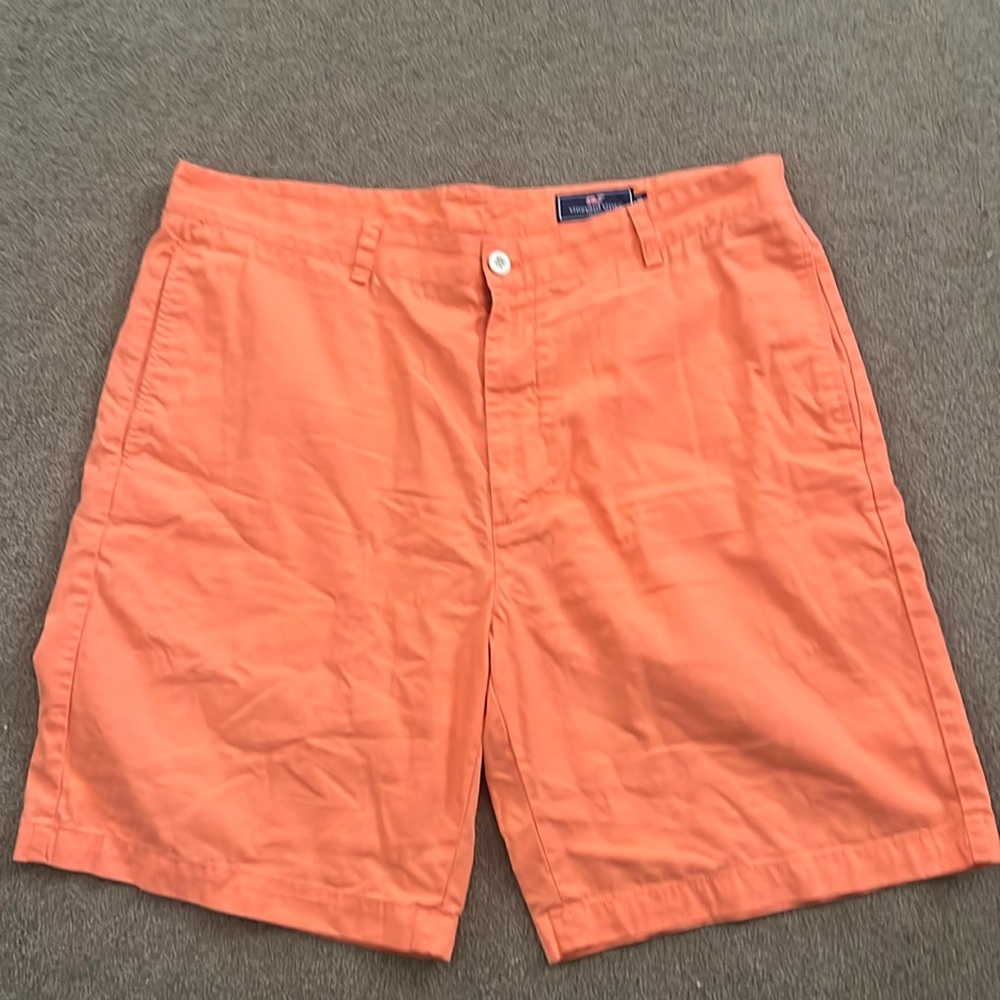 Vineyard Vines Men’s Flat Front Shorts - Coral